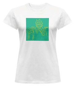 Bluzka damska z naszywką Rick and Morty 06