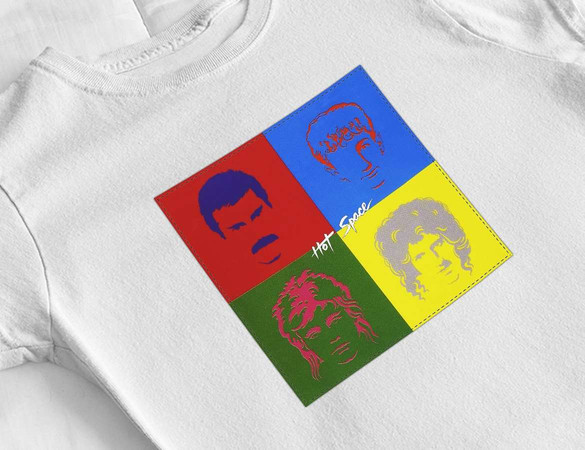 Bluzka damska z naszywką Queen Hot Space 01