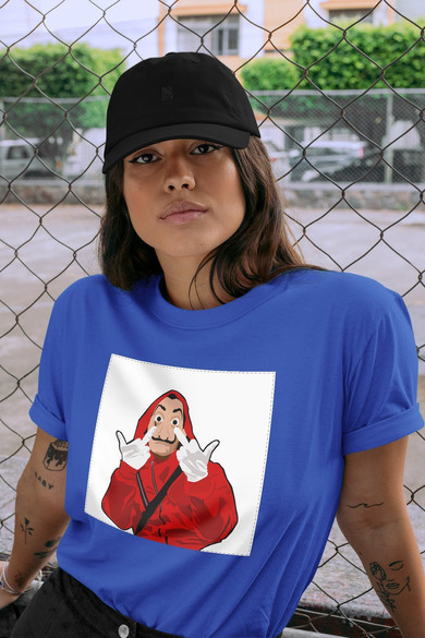 Koszulka z naszywką Dom z papieru 03