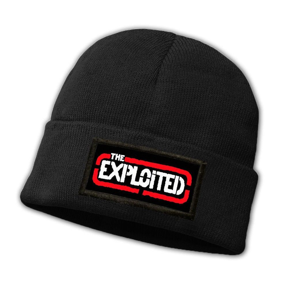 Czapka zimowa z naszywką THE EXPLOITED