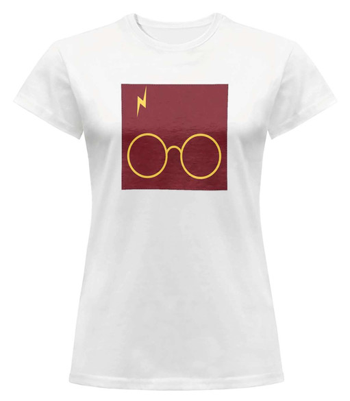 Bluzka damska z naszywką Harry Potter glasses
