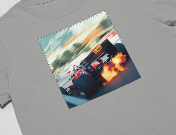 Koszulka z naszywką F1 car