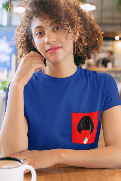 Koszulka z kieszonką PULP FICTION MIA