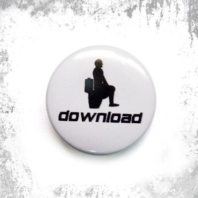 Przypinka DOWNLOAD
