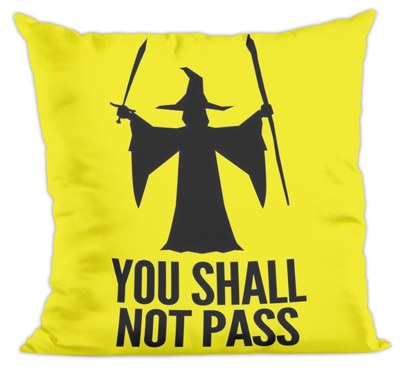 Poduszka You shall not pass