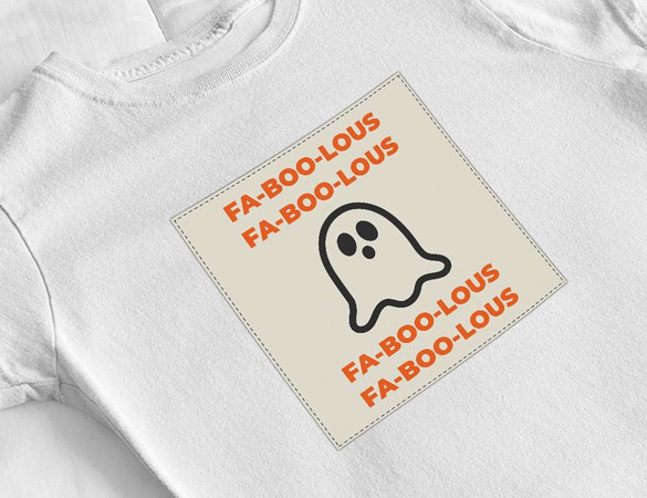 Bluzka damska z naszywką FA-BOO-LOUS