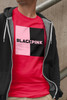 Koszulka z naszywką BLACKPINK logo