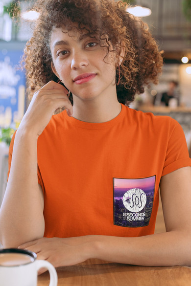 Koszulka z kieszonką 5 SECONDS OF SUMMER