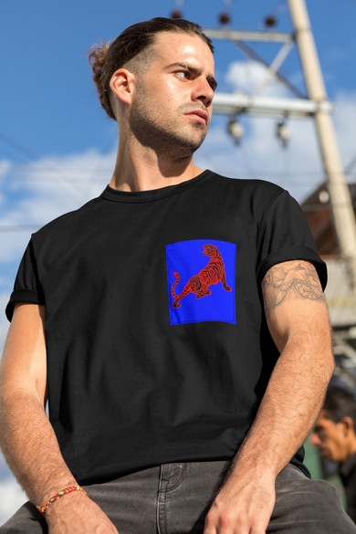 Koszulka z kieszonką TYGRYS