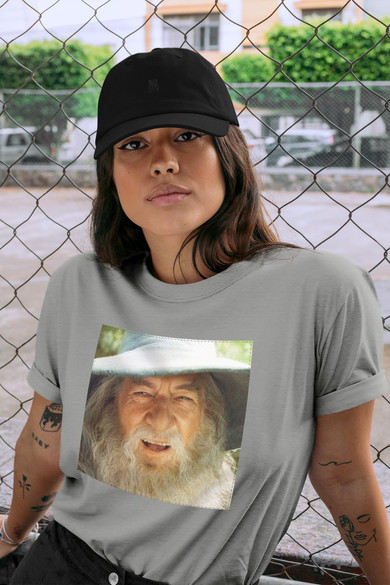 Koszulka z naszywką Gandalf smile