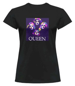 Bluzka damska z naszywką Queen Bohemian R.Violet