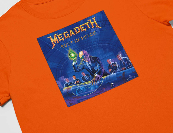 Koszulka z naszywką Megadeth Rust in...