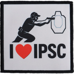 Naszywka dla strzelca I LOVE IPSC