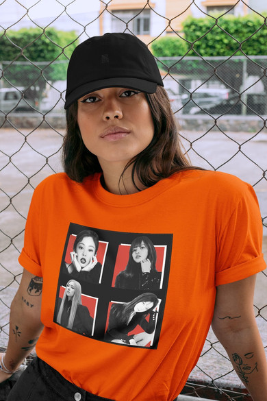 Koszulka z naszywką BlackPink Squad