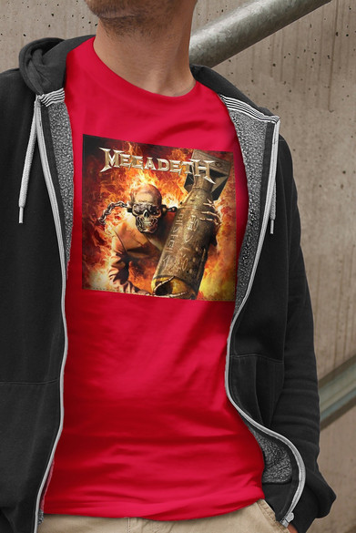 Koszulka z naszywką Megadeth Arsenal