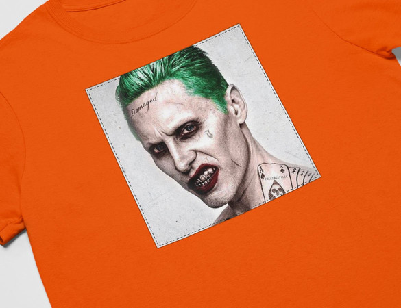 Koszulka z naszywką Joker Jared Leto