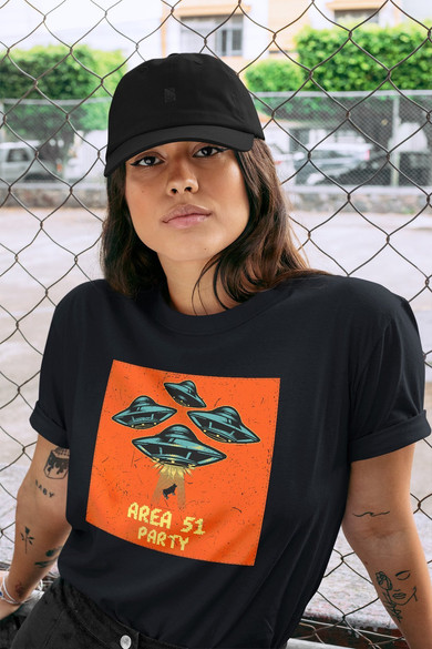 Koszulka z naszywką Area 51 Party