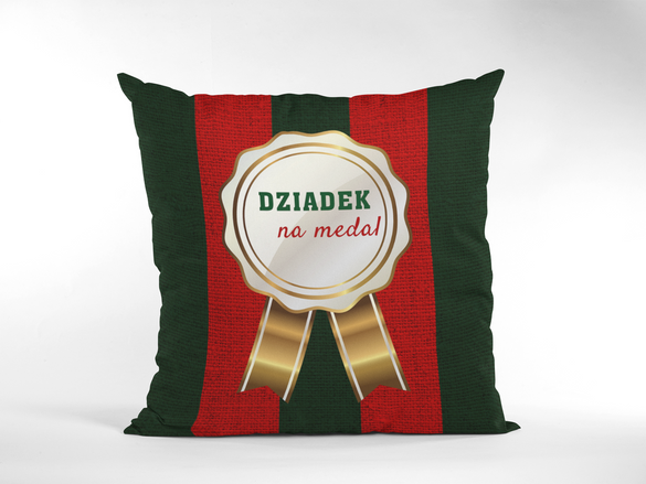Poduszka na Dzień Dziadka. Magnes i Imię GRATIS!