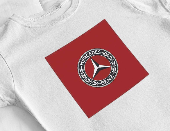 Bluzka damska z naszywką Mercedes BENZ