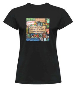 Bluzka damska z naszywką Anti Racism