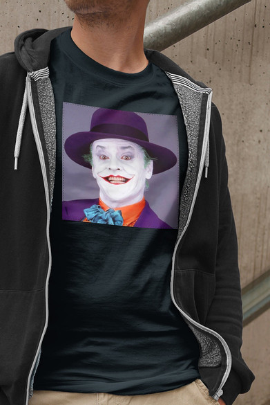Koszulka z naszywką Joker Jack Nicholson 02