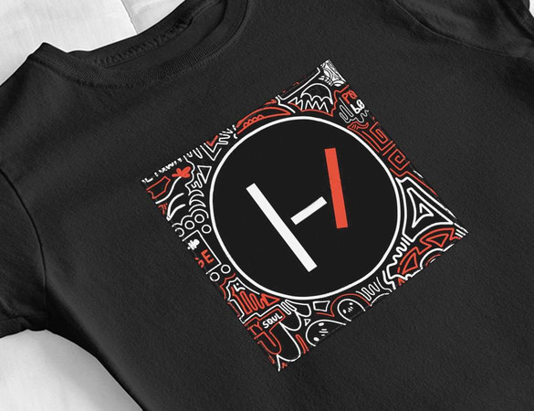 Bluzka damska z naszywką Twenty One Pilots 05