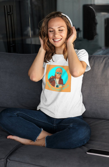 Bluzka damska z naszywką Ride to the wild