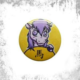 Przypinka CHIŃSKI ZNAK ZODIAKU - KOŃ 02