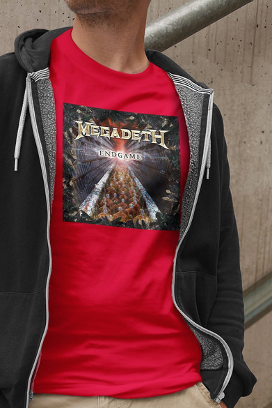 Koszulka z naszywką Megadeth Endgame