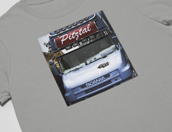 Koszulka z naszywką Scania car