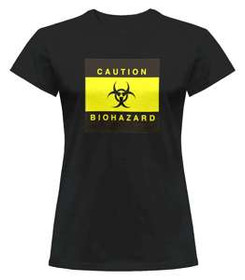 Bluzka damska z naszywką Biohazard 02