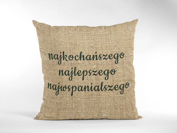 Poduszka na Dzień Dziadka. Magnes i Imię GRATIS!