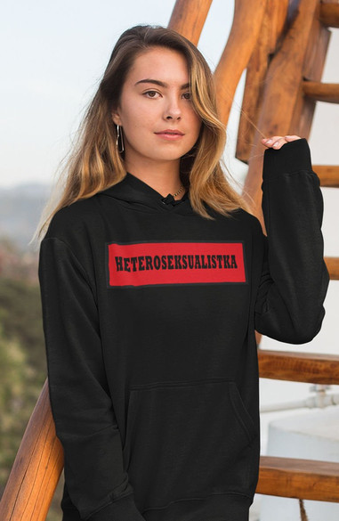 Bluza z naszywką HETEROSEKSUALISTKA 