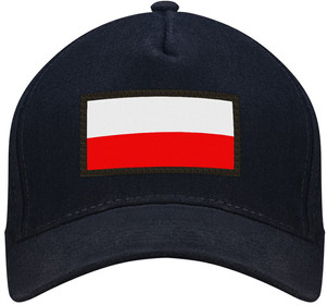 Czapka FLAGA POLSKI bejsbolówka z naszywką