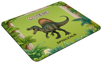Podkładka Dinozaury Spinozaur z nadrukiem imienia 60x40cm