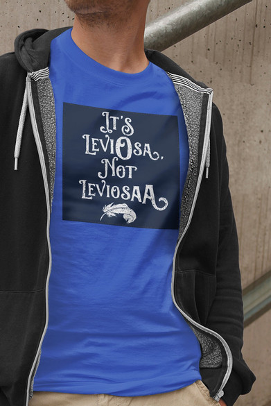 Koszulka z naszywką  Harry Potter leviosa