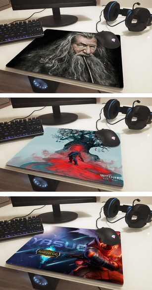 Podkładka mata pod mysz duża 36x29cm dowolny nadruk