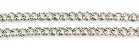 Łańcuch do spodni Ładny MODNY Srebrny 02