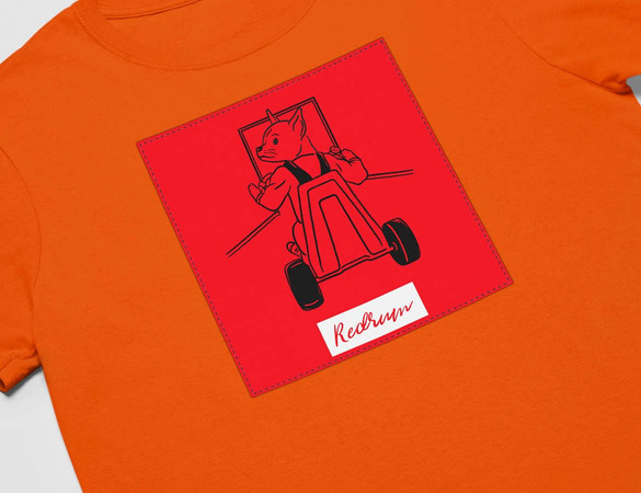 Koszulka z naszywką Redrum