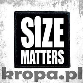 Naszywka    SIZE MATTERS