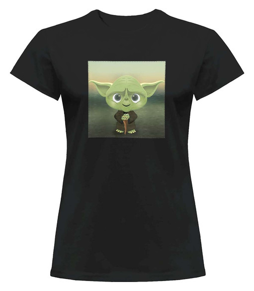 Bluzka damska z naszywką YODA Star Wars