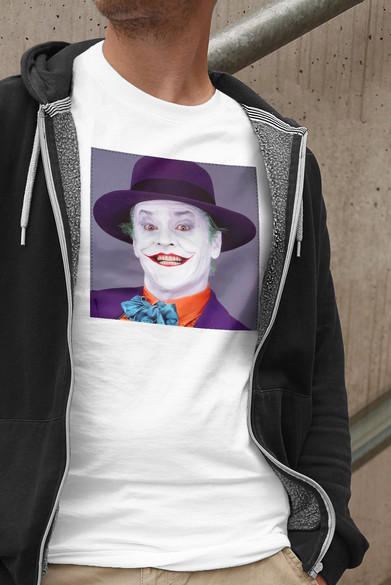 Koszulka z naszywką Joker Jack Nicholson 02