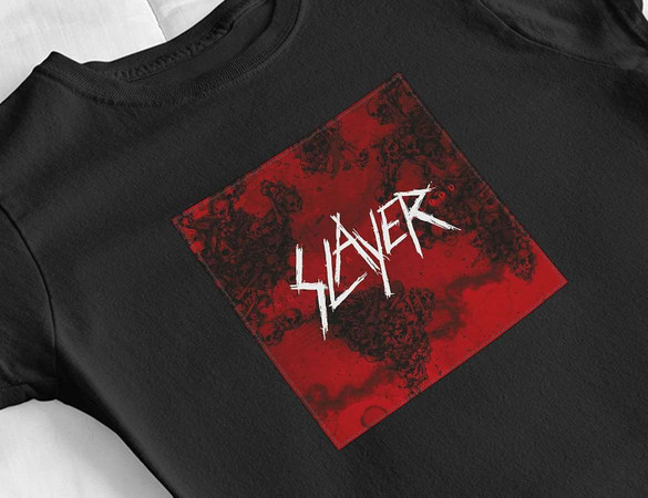 Bluzka damska z naszywką Slayer World painted