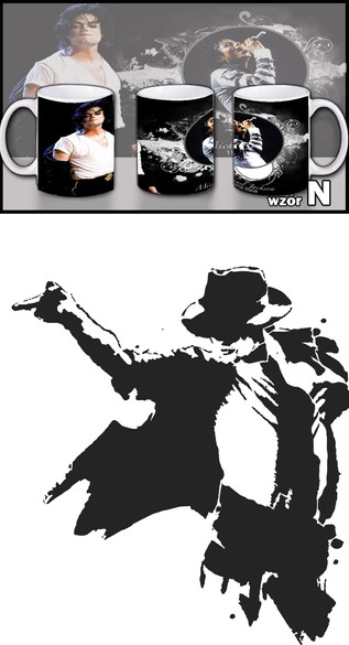 MICHAEL JACKSON Zestaw poduszka kubek WZORY+GRATIS