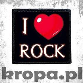 Naszywka I LOVE ROCK