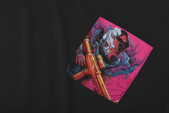 Koszulka z kieszonką Counter Strike 02