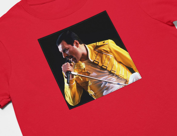 Koszulka z naszywką Queen Freddie Mercury 3