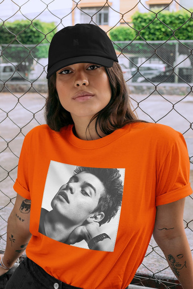 Koszulka z naszywką Shawn Mendes 01