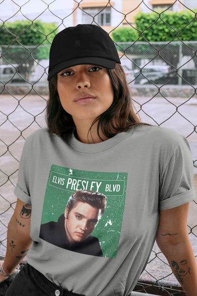 Koszulka z naszywką Elvis Presley 03