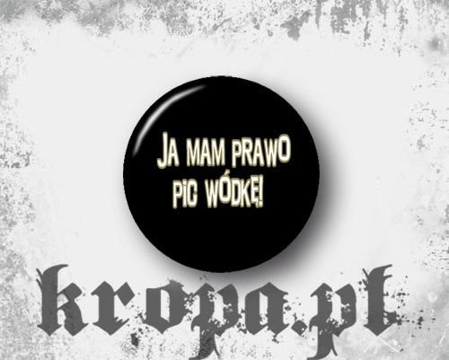 Przypinka JA MAM PRAWO...